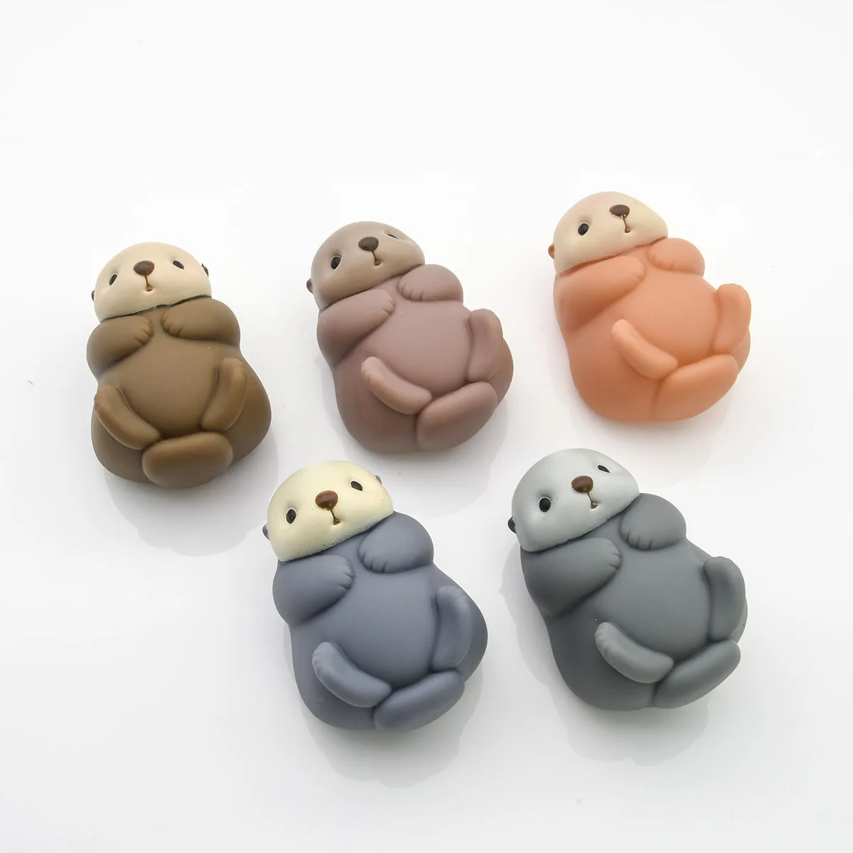 Adorable Pukakko Sea Otter Floating Soft Vinyl Squeeze Toys