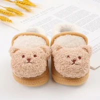 Winiter Autumn Kids Baby  Cotton Lace-up Snow Boots Boys Girls Soft-soled Toddler Shoes Non-skid Shoes 2