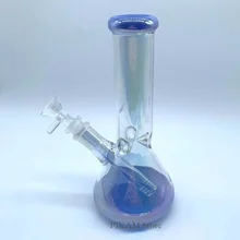 20cm Glass Shisha Beaker Bottle Bowl Smoking Pipe Shisha Accessories Glass Bong Tubes For Smoking Flask Vase Decoration Gifts
