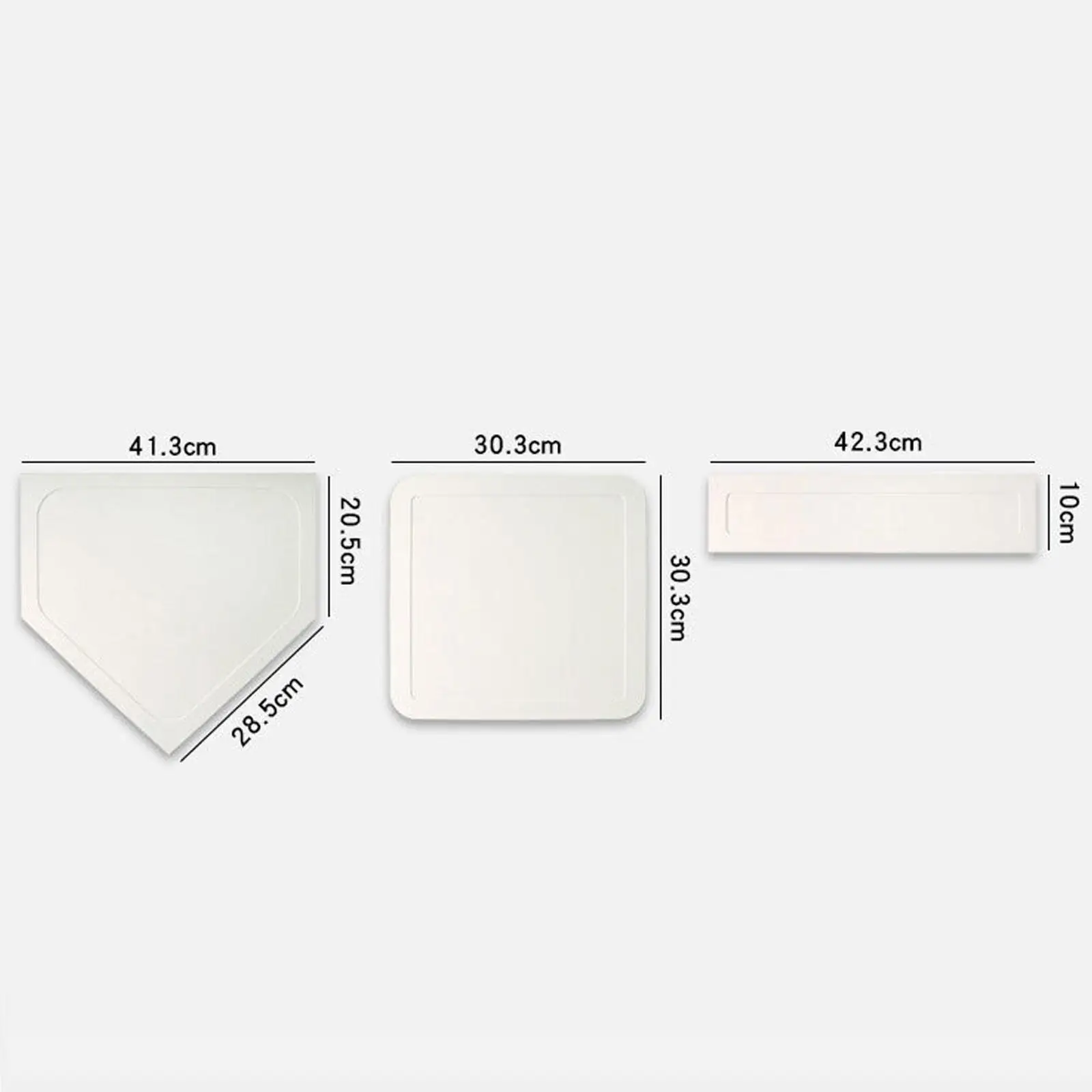 Baseball Softball Bases Set Throw Down Bases for Softball Backyard Game
