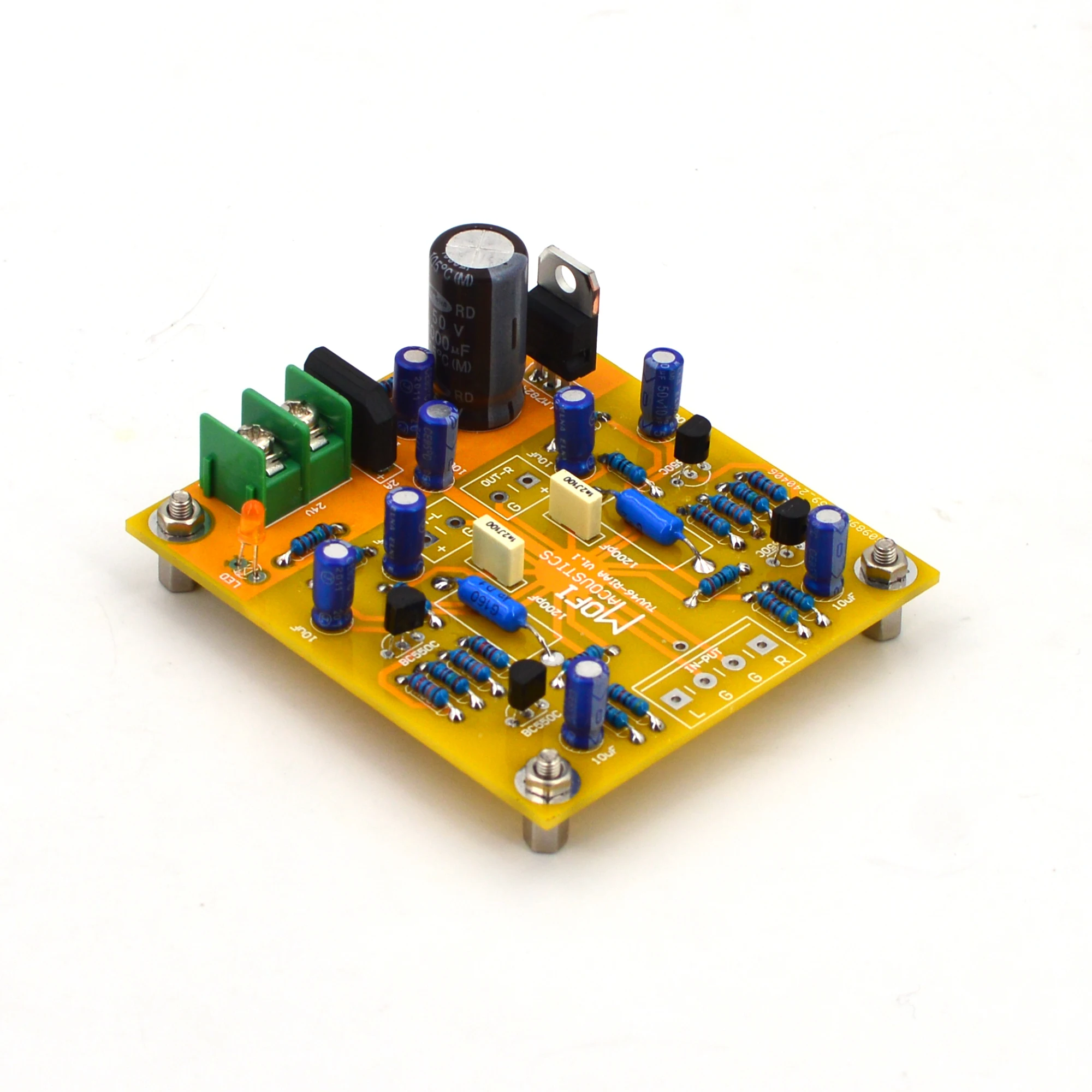 MOFI Dual TVV46-Fully Discrete Phono Amplifier(MM) RIAA-DIY Kit audio amplifier board