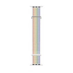 Premium Sports Nylon Strap for Smart Watch - Adjustable Breathable Band Bracelet (Pride Edition)