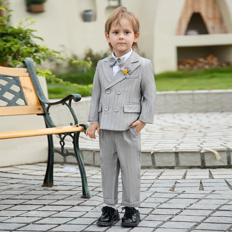 

Boys Luxurious Piano Birthday Dress Kids Beaufitul Photograph Suit Children Formal Wedding Party Performance Dance Tuxedo Wear