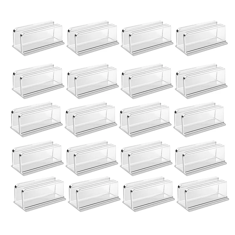 B08B-20 Pcs 접착 LED 스트립 장착 클립 로프 빛 투명 방수 벽 마운트 홀더 클립 브래킷 와이어 클립