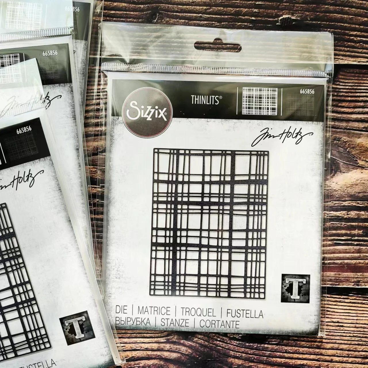 

Sizzix 665856 Thinlits Die-простая клетка от Tim Holtz