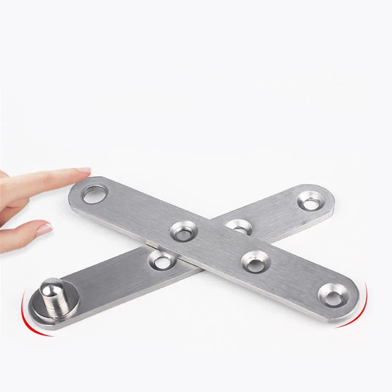 Stainless Steel 360 Degree Rotating Door Pivot Hinge Home Door Tool Box Cabinet Hardware Windows Hinge 60/76/100mm stainless steel hinges door hinges