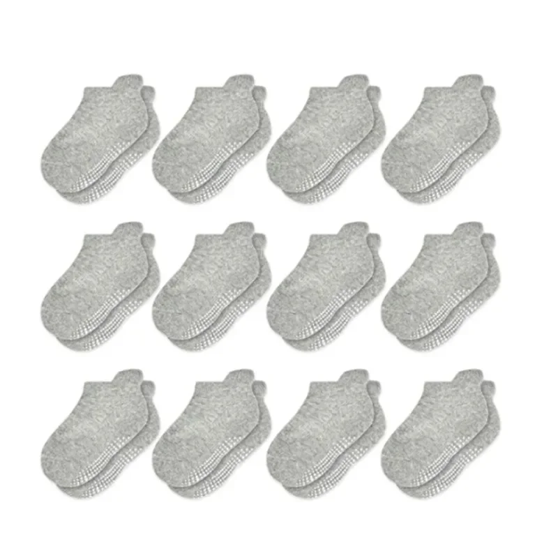  Non Slip Toddler Socks 12 Pairs Infant Baby Kids
