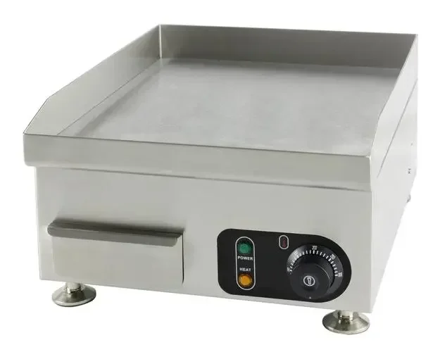 Commercial Restaurant 5.6kw Smokeless Oven Barbecue Grill Griddle Stainless Steel Electric Griddle 6