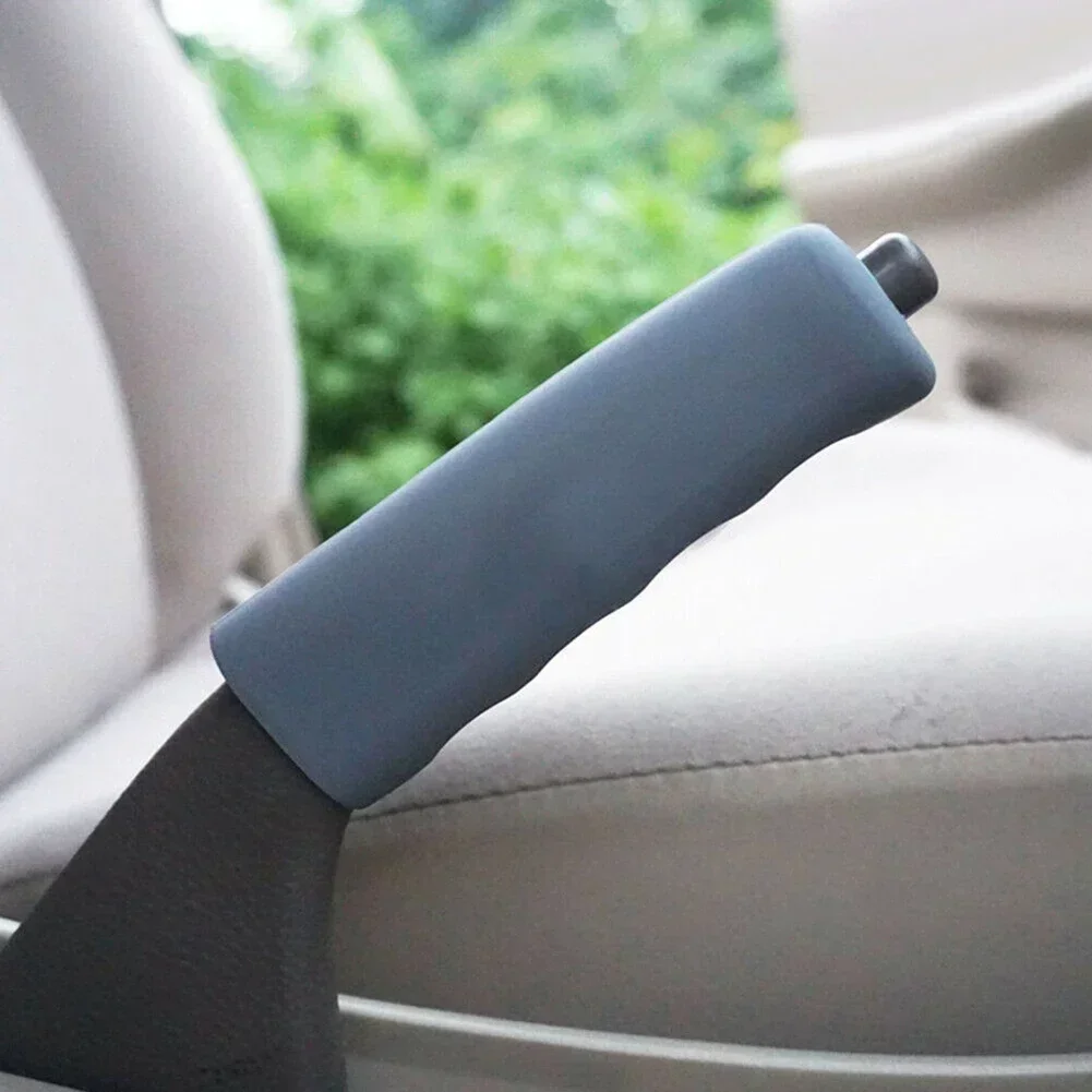 Car Handbrake Silicone Cover Anti-Slip Sleeve Gel Parking Hand Brake UNIVERSAL 12.3 Cm Interior Accessories hand brake cover