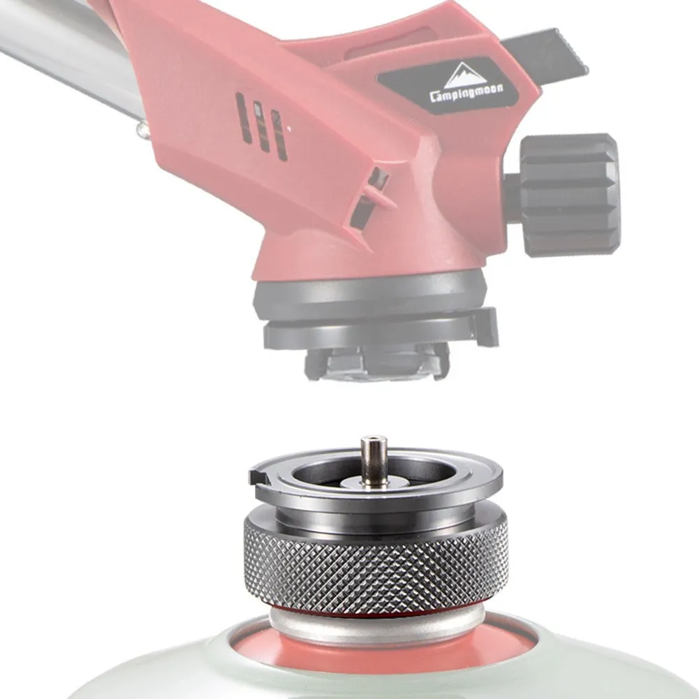 Outdoor Camping Gas Burner Adapter Butane Stove Burner Adapter Aluminum Alloy Outdoor Picnic Hiking Accessories