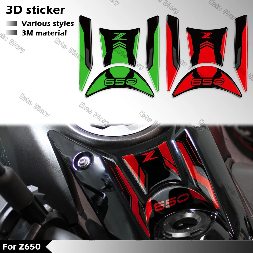 Z650 3D Blocco Accensione Chiave Area Protezione Adesivo Decalcomanie Per Kawasaki Z650 Z 650