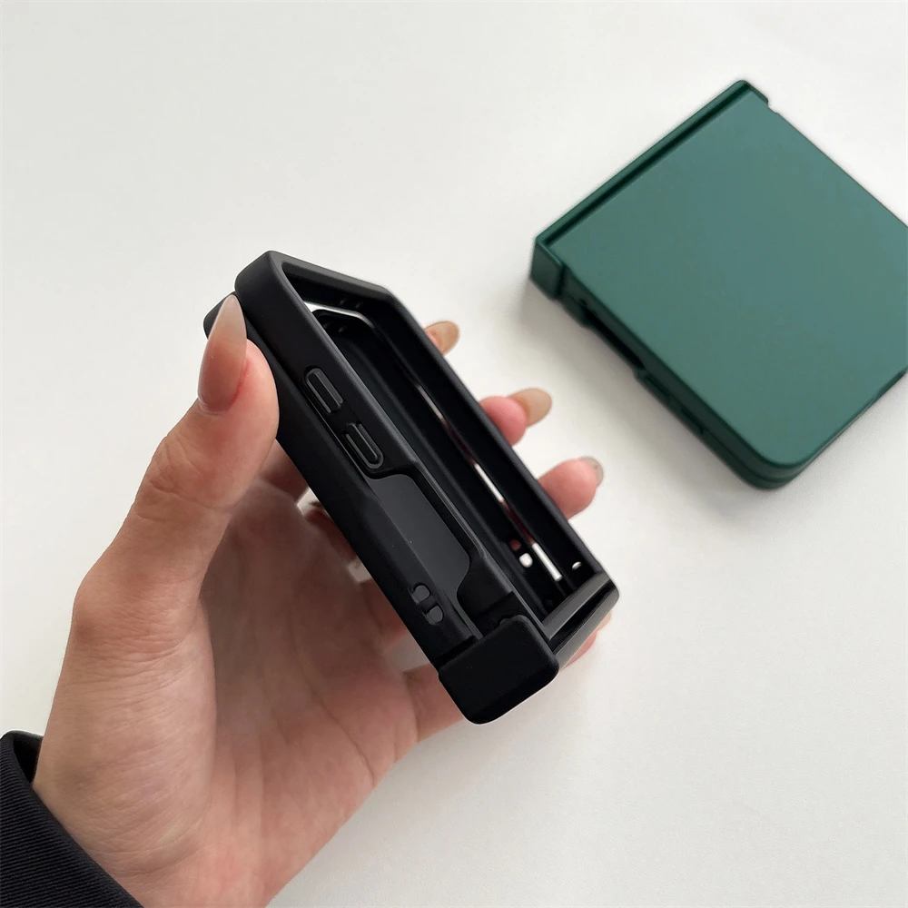 Dopamine Candy Color Matte Phone Case with Hinge Protection