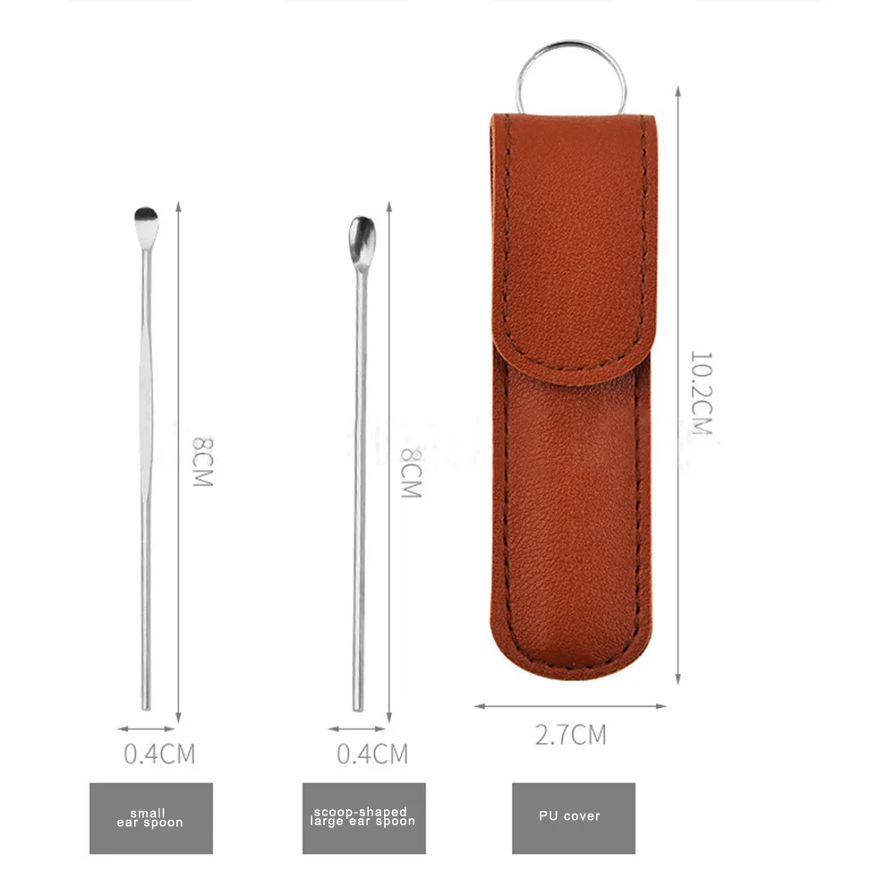 Description Picture 4 of item6pcs/set Ear Cleaner Ear Wax Removal Tool Ear Pick Stick Earwax Remover Cleanser Spoon Cheap for 1 Cleaning Your Ears Kit