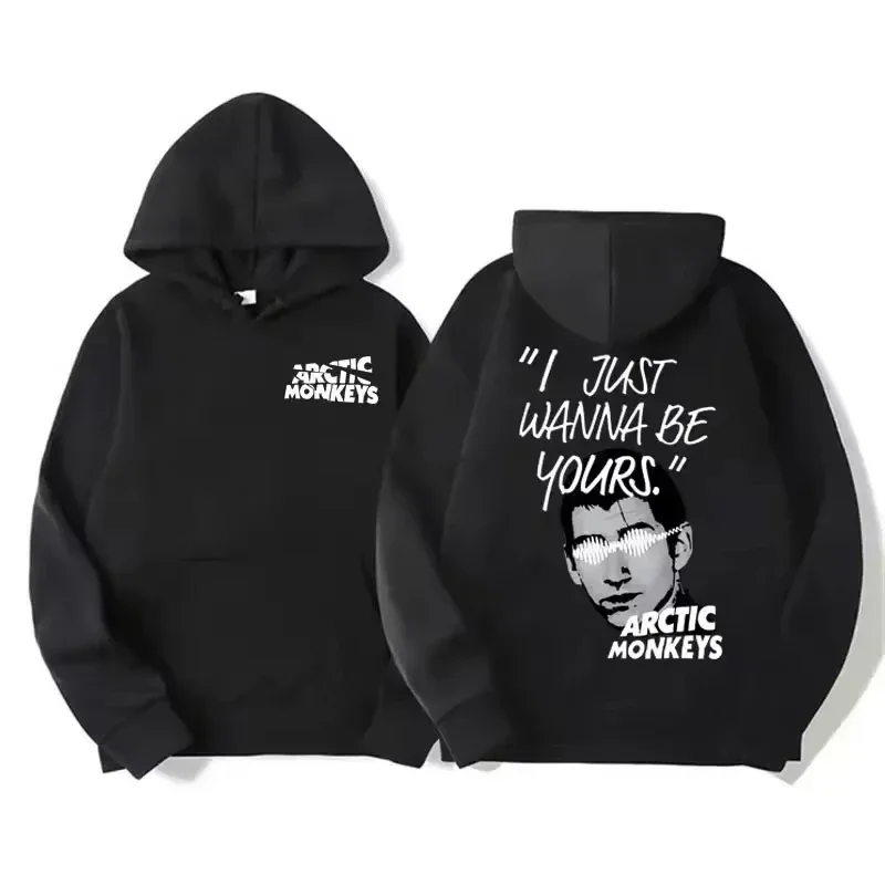 Vintage Rock Musik Album Print Herren Hoodie Hip Hop Street Style Oversized Retro Kapuzenpullover Oberteil – Detail 13