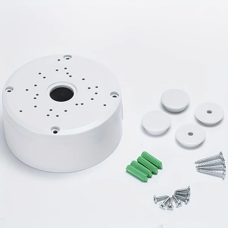 Universal security camera junction box mounting bracket plastic rainproof