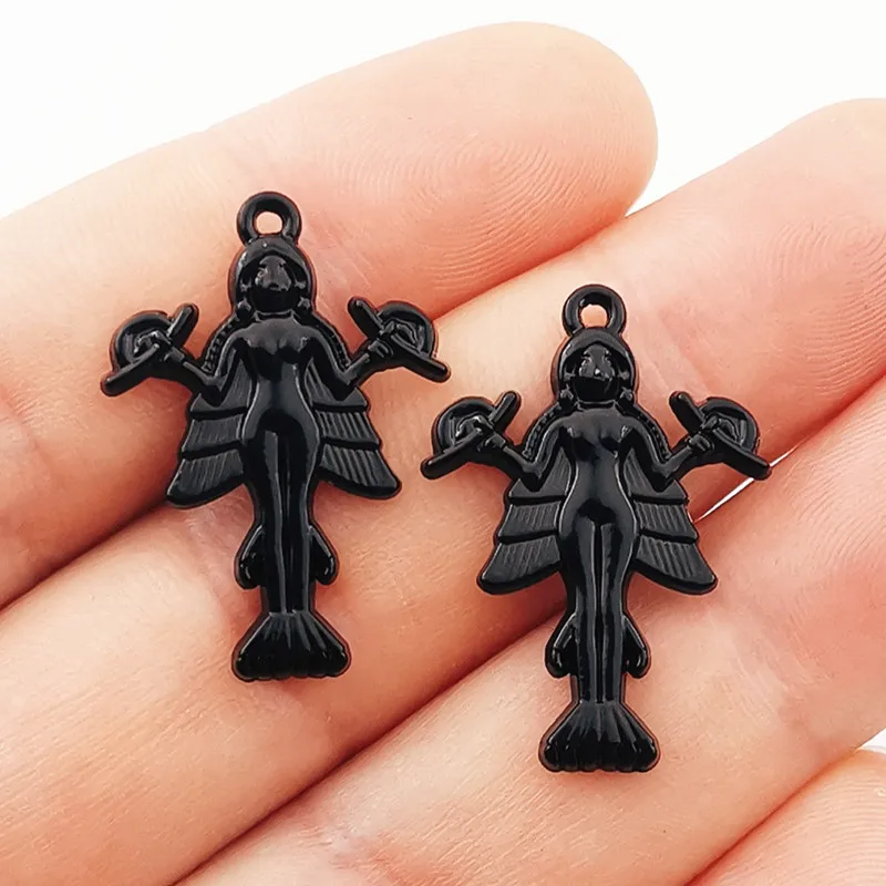 10Pcs Lilith Innana Ishtar Pendant Charms Demon Sigil Pendant Luciferian  Satanic Talisman Charms DIY Making Jewelry