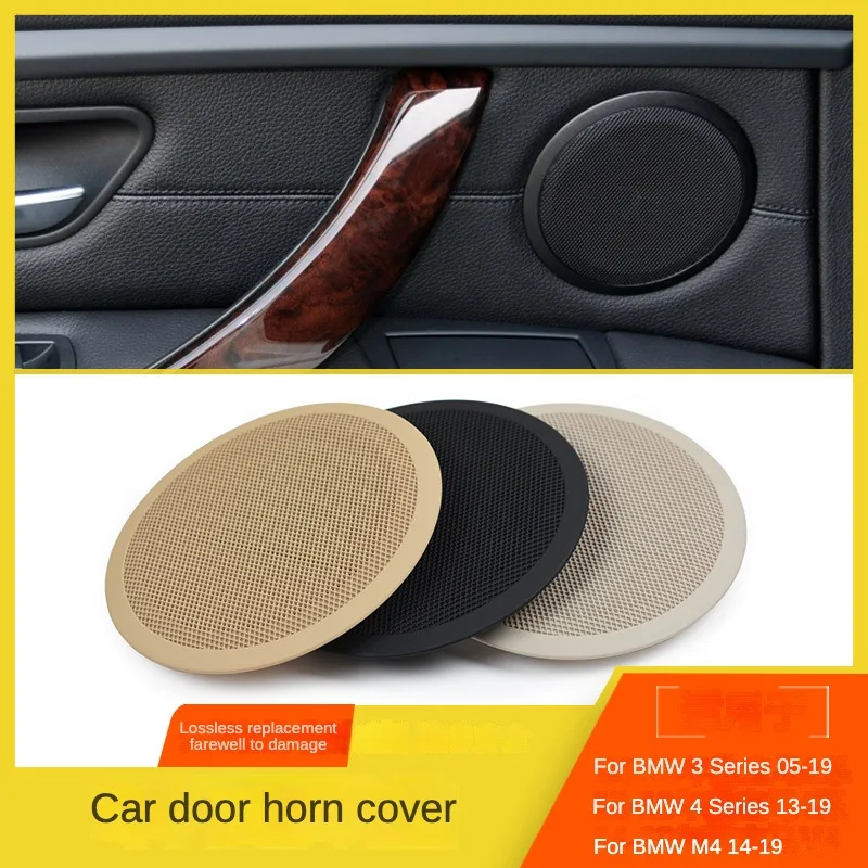 Stijlvolle Beige Deur Speaker Cover voor BMW Voor X1 E84 en 3 Serie E90