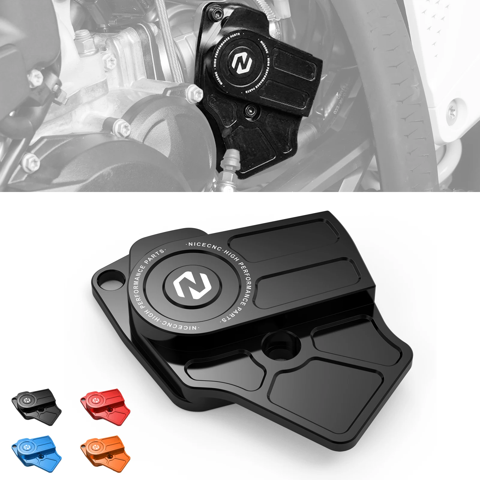 NICECNC Für Husqvarna TE300 TE250 TE150 TBI 2024-2025 TC125 TC250 TX300 2023-2025 TPS Drosselklappenschutz für KTM EXC 300