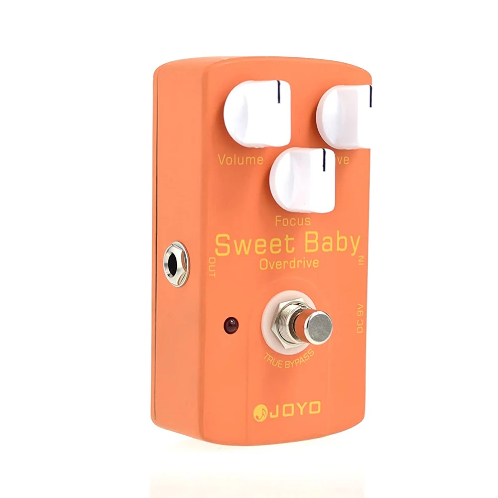 JF-36 SWEET BABY Overdrive Pedal Low Gain Overdrive Effects with FOCUS Knob for