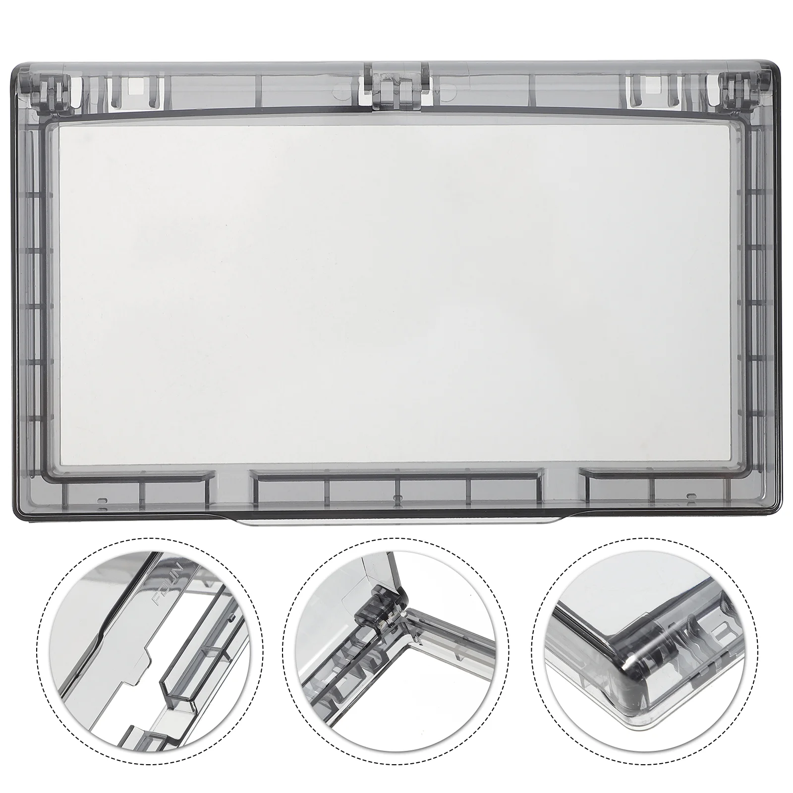 

ToddMomy Power Outlet Wall Switch Socket Face Plate Panel Box Socket Outlet Cover Double Positions Adhesive Wall