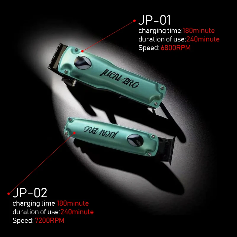 Description Picture 5 of itemJUCAI PRO JP01/02 Brushless Motor Hair Trimmer Kit Cordless Hair Cutting Machine Professional Hair Clipper for Men 6800/7200RPM