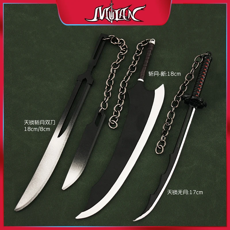 Bleach Kurosaki Ichigo 18cm Weapon Zanpakuto Zangetsu Japanese Sword