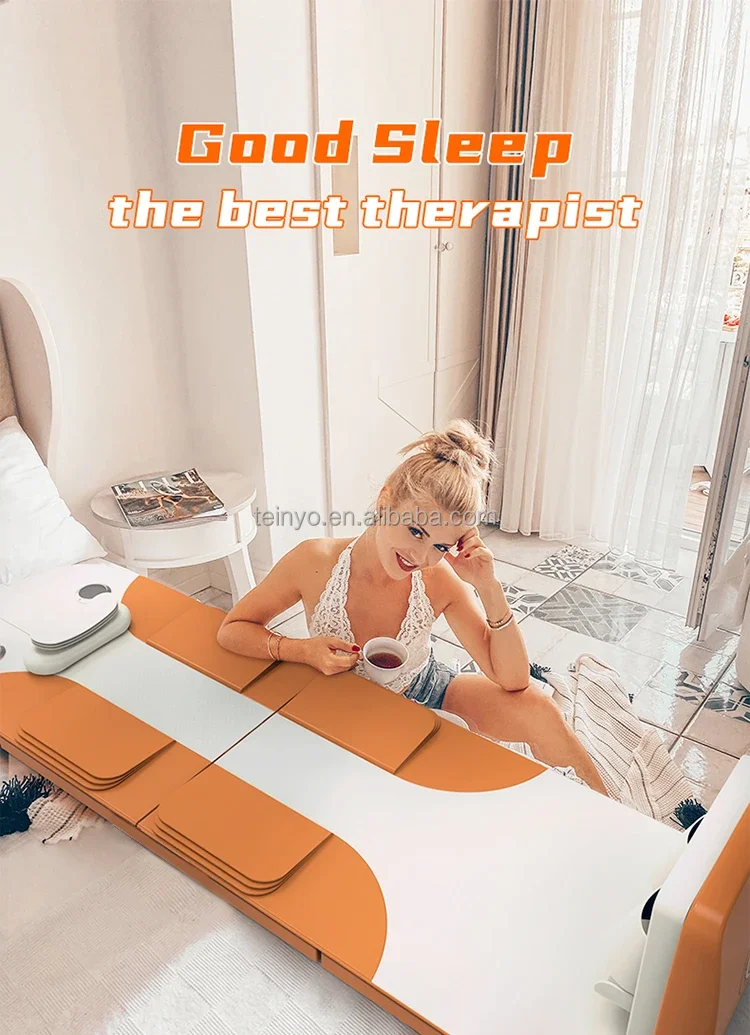 Massage Therapy Mat Good for Sleeping with heating vibration foldable easy for store and carry 6
