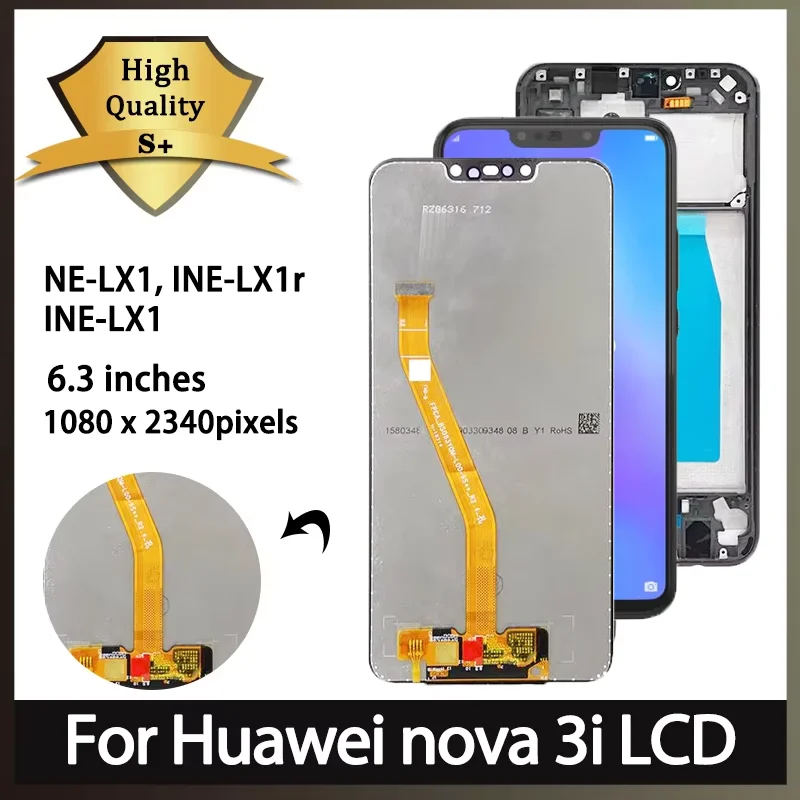 Vitre tactile écran Huawei Nova 3i lcd Nova3i INE-LX2(NOIR)LCD outils - Téléphonie