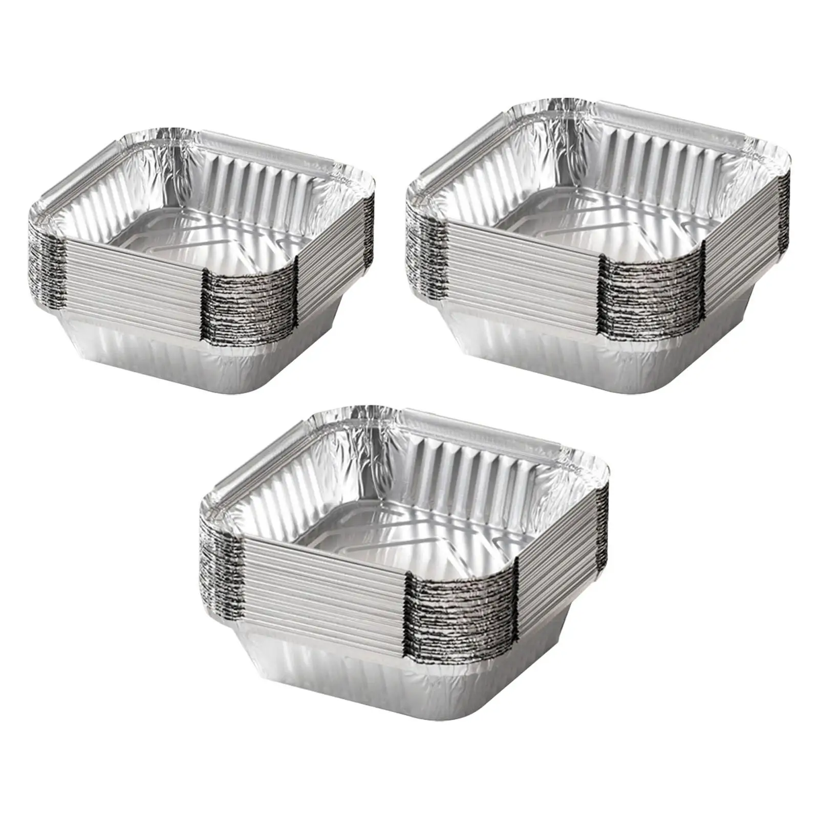 

Fast Heating Air Fryer Tin Fryer Liners Aluminum Foil Carton for Grill Trays