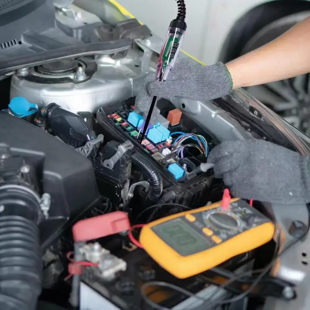 DC 5-90V Car Truck Voltage Circuit Tester Digital Display Telescopic Line Long Probe Pen Automobile Diagnostic Tools Auto Repair