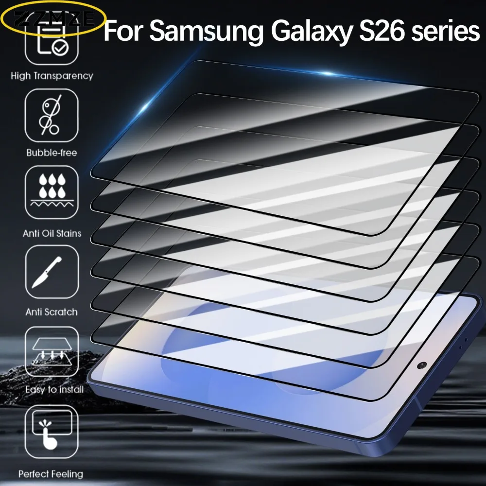 2/3PCS Pellicola protettiva per schermo facile da installare senza polvere per Samsung Galaxy S26 Plus S26 Ultra HD Pellicole antigraffio in vetro temperato - immagine 2