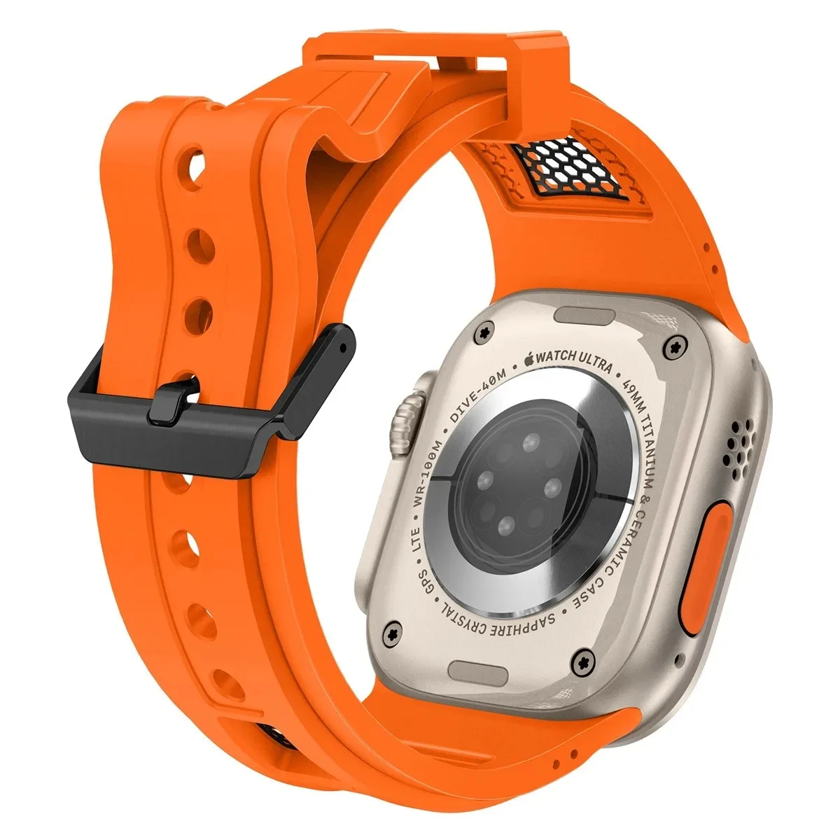 Uhrenarmband für iWatch 42/44/45/49 mm, modisches Metallarmband für die Uhrenserie Ultra2 Se 9/8/7/6/5/4/3/2/1_voghion.com