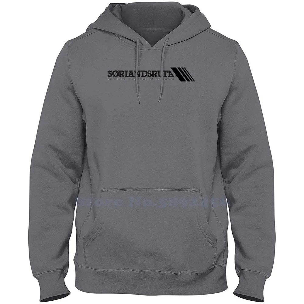 

Sorlandsruta Casual Clothing Sweatshirt 100% Cotton Graphic Hoodie