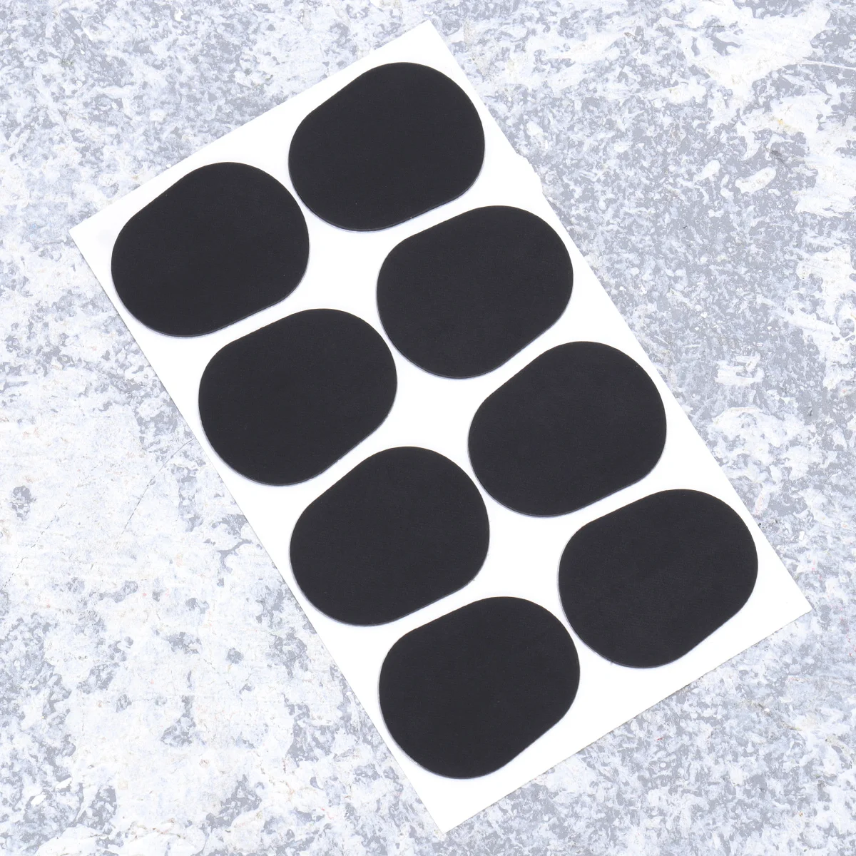 

8pcs Alto / Tenor Sax Clarinet Patches Pads Cushions (Black)
