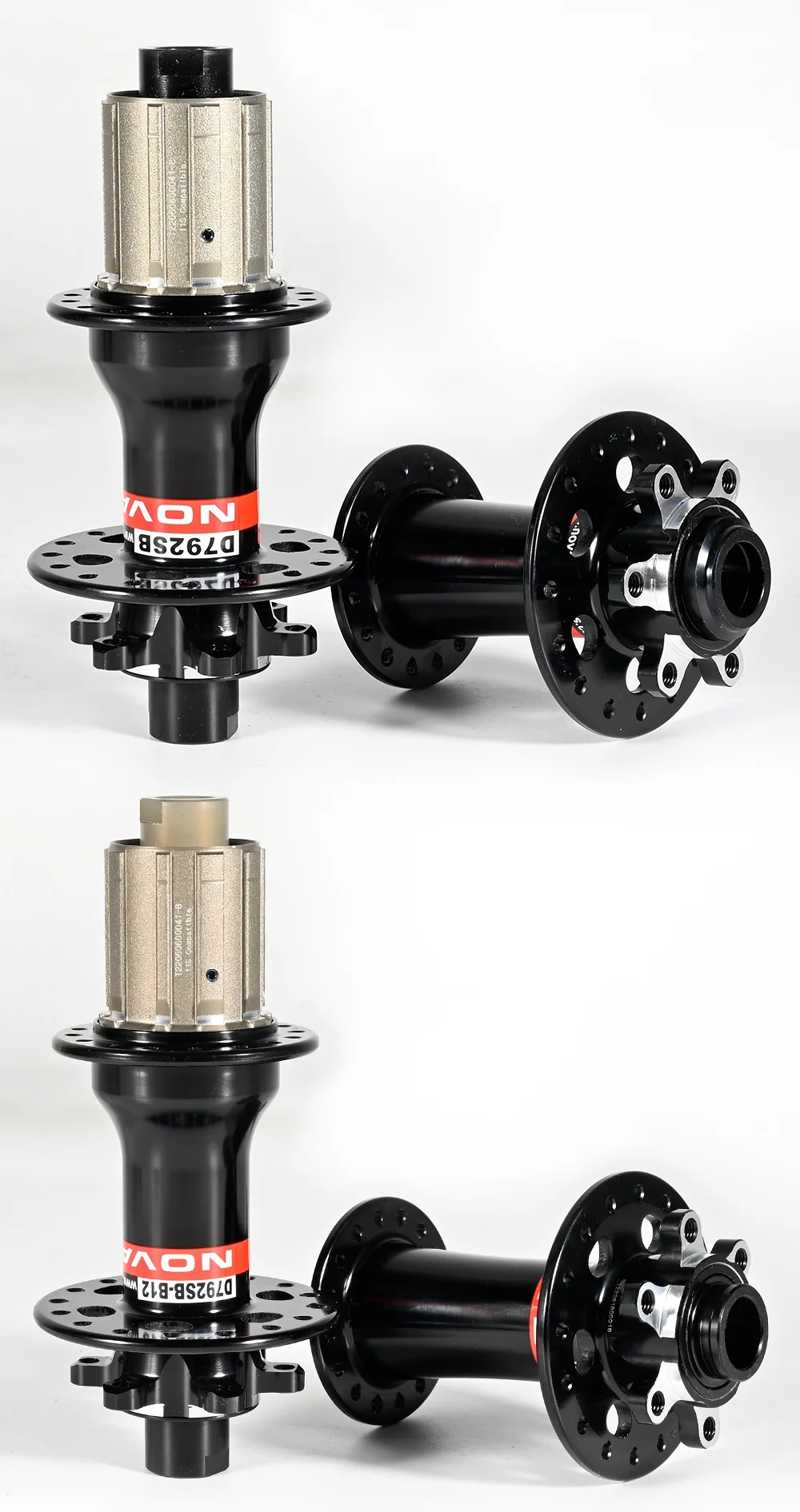 NOVATEC D791SB/D792SB MTB QR or Thru Axle Hub OOST 110x15/148x12mm