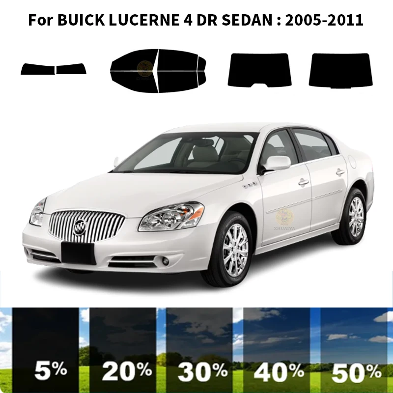

Precut nanoceramics car UV Window Tint Kit Automotive Window Film For BUICK LUCERNE 4 DR SEDAN 2005-2011