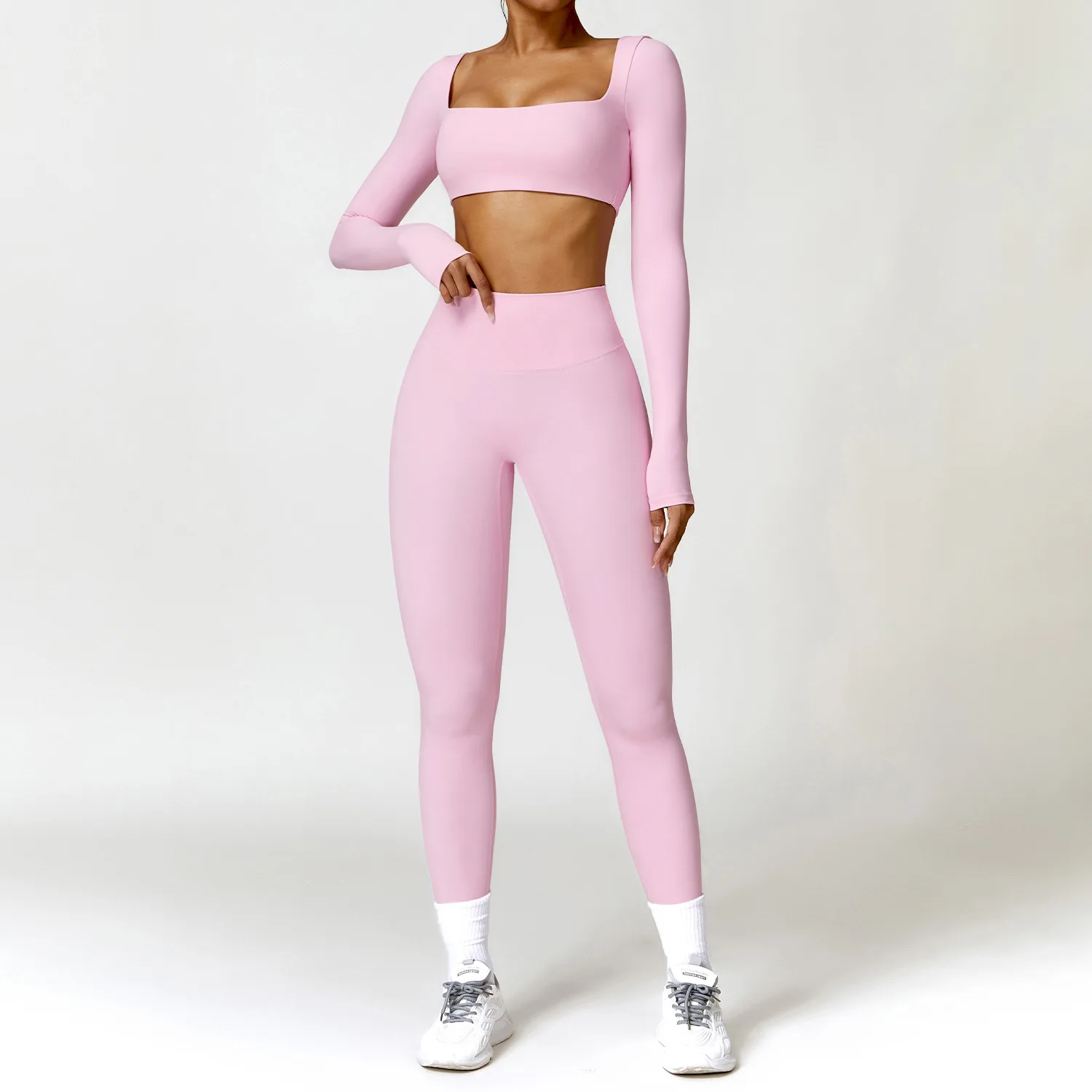 Yoga Set 2PCS Women Gym Sports Suits Fitness Bra Crop Top Workout Clothes Legging