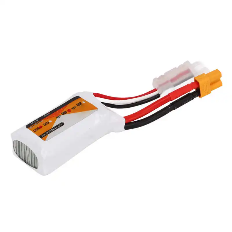 450mAh Lipo Battery 60C Discharge Rate 7.4V 2S XT30 Plug Power for RC