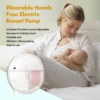 Electric Breast Pump Wearable Hands Free Breast Pump Invisible Silent Pain Free Feeding Pump with 24mm Flange 150ml Capacity 3
