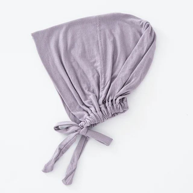 82 couleurs cravate dos sous-embouts mode femmes intérieur Hijab casquette musulmane Bonnet plaine islamique coton Spandex Jersey DEW sous-écharpe