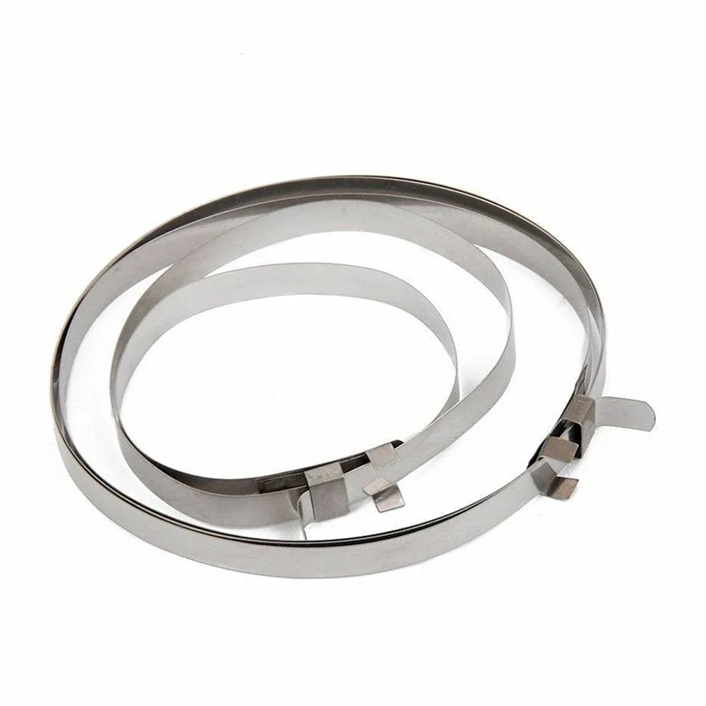 CV Boot Clamp Stainless Steel Clamp Clips 10pcs Axle CV Joint Boot Clips Kit Stainless Steel Cable Tie Driveshaft Retain Clips Car Crimp Banding Boots Clamps
