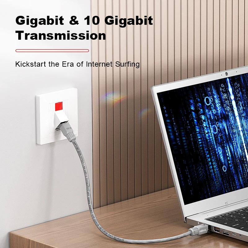 ROVLL 도구가 필요 없는 RJ45 커넥터 Cat6 UTP 1000Mbps LAN 이더넷 플러그 간편한 종단 모듈형 플러그 크림프 없음 네트워크 케이블 1PCS