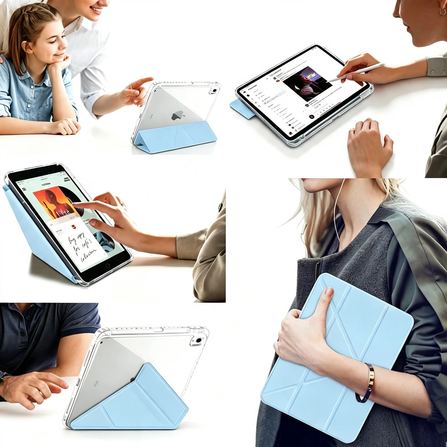 Universal Tablet Smart Cover with Enhanced Protection and Versatile Design