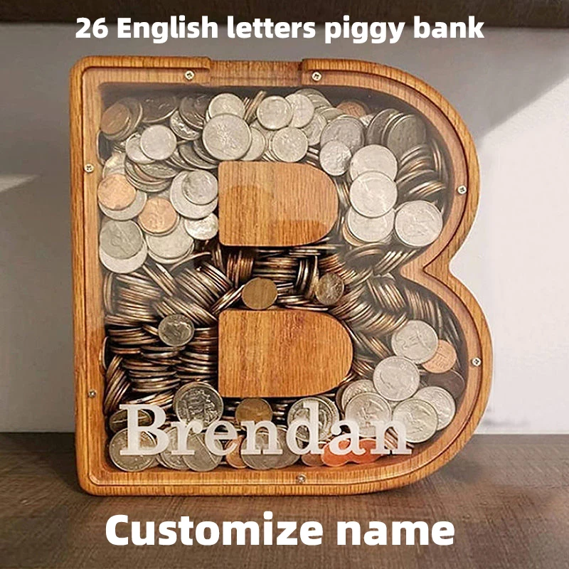 Letter piggy banks best sale