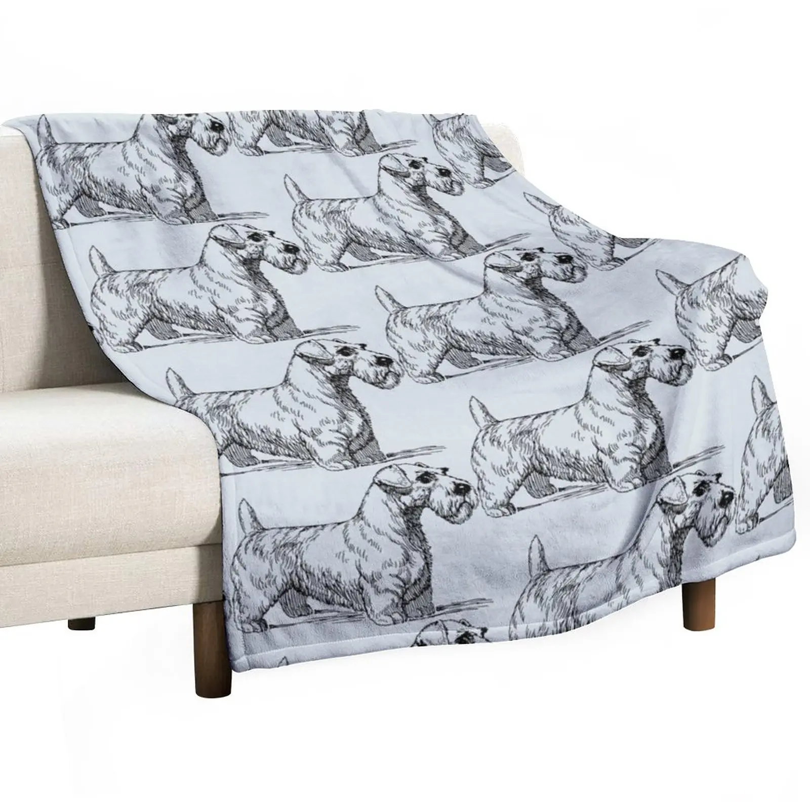 

Sealyham Throw Blanket Luxury Blanket Fluffy Blankets Large