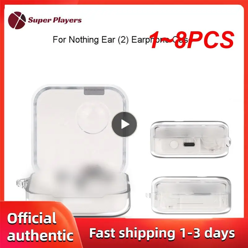 

1 ~ 8 шт. прозрачный защитный чехол ForNothing Ear 1TWS аксессуары для наушников футляр для зарядки для ничего (1) силикон