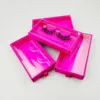 Wholesale Custom Lash Boxes Packaging Logo Russian Eyelashes Case Packaging Cluster Natural 25mm Mink Lashes Cases Supplier 6