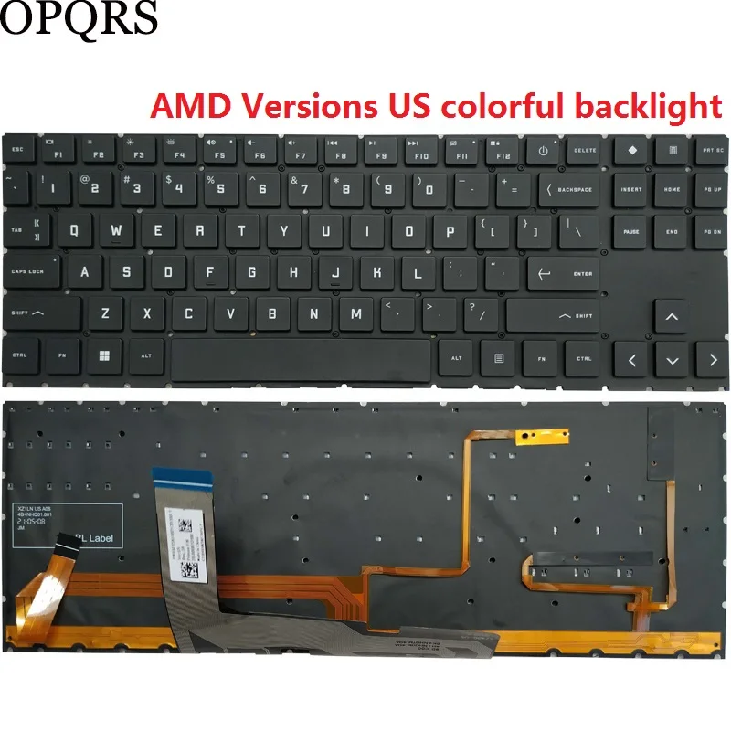 Eua Latina Espanhol Teclado Portátil para hp Omen 15-en 15-pt0xxx 15z-en 15-en0010ca 15-ek 16-b 16-c Tpn-q238 Q236 Q265 Q267 Novo - Imagem 6