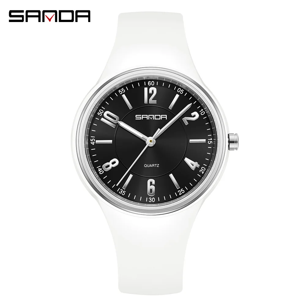 Elegant Quartz Watch with Large Dial - Unisex Lightweight Waterproof Timepiece with Luminous Display