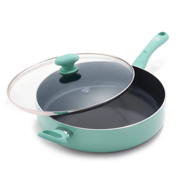 Rachael Ray 3-Piece Porcelain Enamel, Non-Stick Frying Pans, Fry Pans,  Skillet Set, Marine Blue Stainless Steel Cookware Set - AliExpress